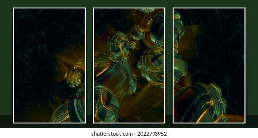 Vector of science technology concept. Background ready for website banner, poster or roll up