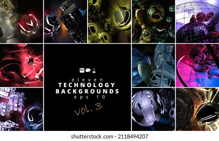 Vector of science technology concept. Background ready for website banner or presentation
