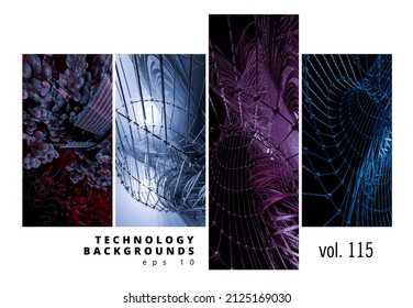 Vector of science technology concept. Background ready for website banner or presentation