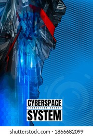 Vector of science technology concept. Communication network