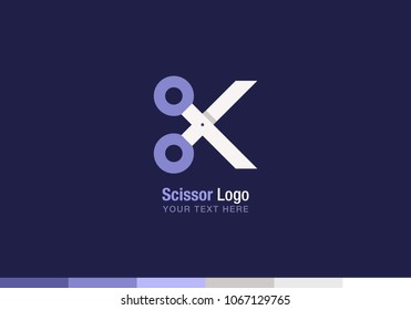 vector scissor logo