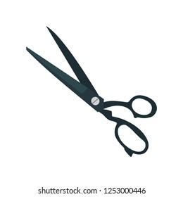 Vector Scissors - Cut Icon Isolated. 