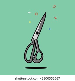 Vector scissors design with a commercial use license for any use