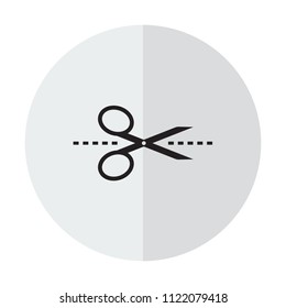 Vector scissors icon
