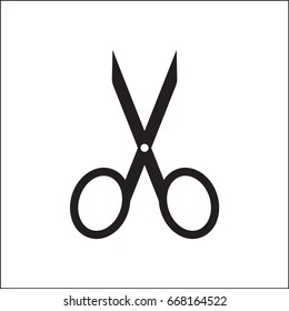 Vector scissors icon