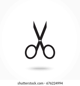 Vector scissors icon