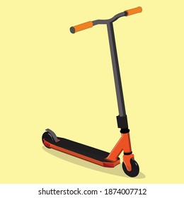 a vector scooter perfect for design project