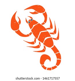 Vector scorpion original design. Vector illustration