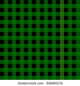 Vector scotish green tartan. Seamless tartan plaid.
