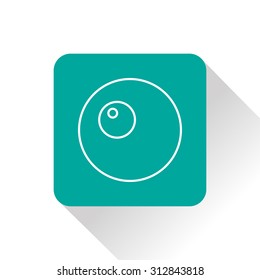 Vector scrambled eggs icon. Food icon. Eps10