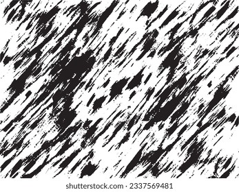 Vector of scratch grunge urban background. Abstract ink hand drawn template. Design element to create abstract art. Manga screentone; place illustration over object to create effect. Rough texture