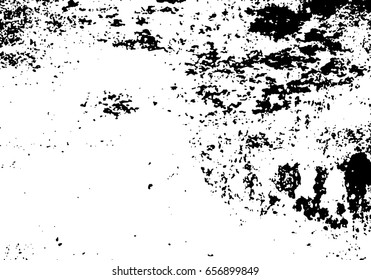 Vector scratched texture. Grunge paper background. Black and white texture