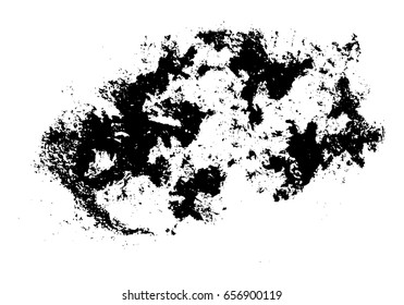 Vector scratched texture. Grunge paper background. Black and white texture