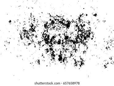 Vector scratched texture. Grunge paper background. Black and white texture
