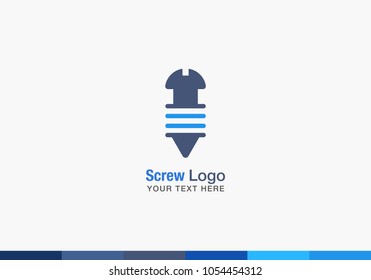 vector screw logo