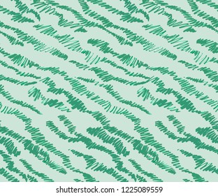 Vector scribble background. Abstract seamless pattern with diagonal zig zag lines. Hatching drawn by felt tip pen. Good for fashion design, fabric, textile, wrapping and surface.