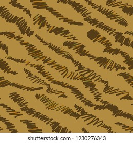 Vector scribble background. Abstract seamless pattern with diagonal zig zag lines. Hatching drawn by felt tip pen. Good for fashion design, fabric, textile, wrapping and surface.