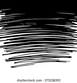 Vector scribble black background. Hand-drawn pencil scribble. 10 eps