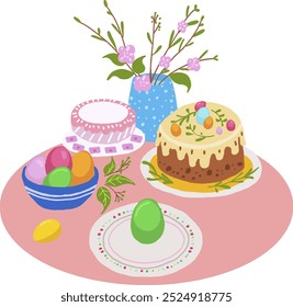 vector, scribbles, hand drawn, easter