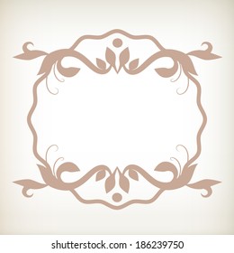 Vector scrolls and vignettes in Victorian style.