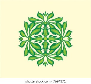 vector sculptured ornament