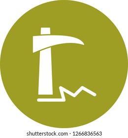 vector scythe icon 

