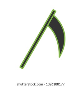 Vector Scythe Icon
