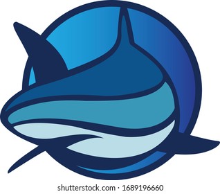 vector sea animals logo vector