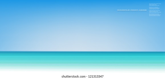 Vector sea background.