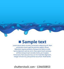 Vector sea background