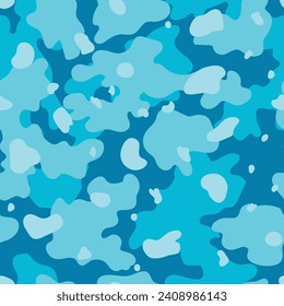 vector sea camouflage, blue camouflage