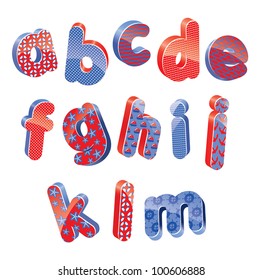 Vector sea font