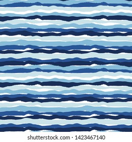 Vector sea seamless pattern with hand drawn textures. Modern abstract design for paper, cover, fabric, interior decor and other users