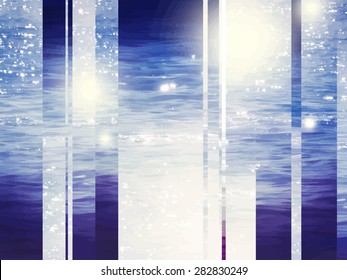  Vector sea texture in cold colors, water background