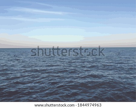 Similar – Hallig Gröde | very calm North Sea