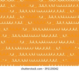 Vector sea wave seamless pattern. Ocean waves background. Summer sea waves pattern. 