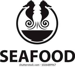 VECTOR OF SEAFOOD LOGO