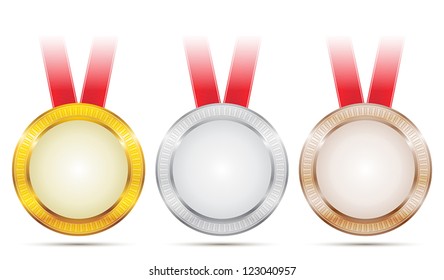 Vector Seal of Achievement Medals