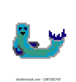 vector seal pixel art color