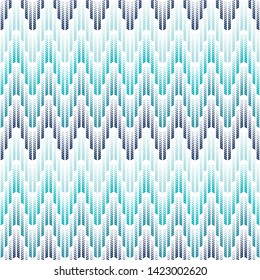 Vector sealess pattern. Colorfull repeating geometric tiles with zigzag.