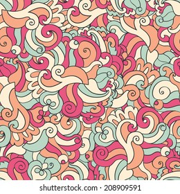 Vector seamles floral pattern texture