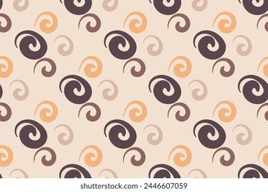 Vector Seamless Abstarct Pattern with brush effect