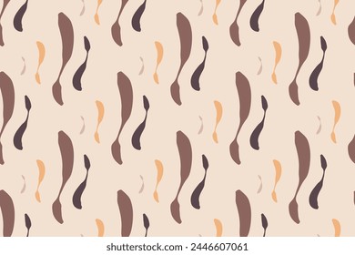 Vector Seamless Abstarct Pattern with brush effect