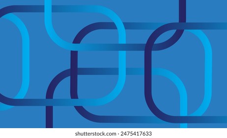Vector seamless abstract background, abstract blue color rectangle shape background