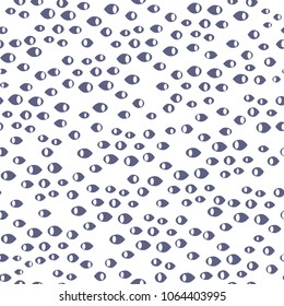 Vector  seamless abstract background, freehand doodles pattern.