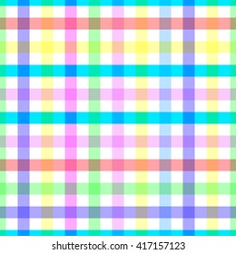 Vector seamless abstract bright multicolored background with geometrical pattern in a cage