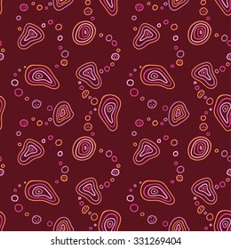 Vector seamless abstract deep red pattern