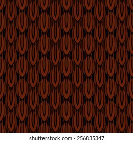 Vector Seamless Abstract Feather Background