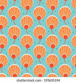 vector seamless abstract flower print