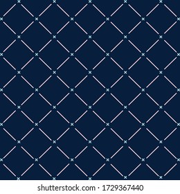 Vector seamless, abstract geometric background illustration, fabric textile pattern.